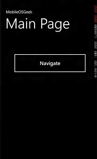 How to Navigate from One Page to Another in Windows Phone using C# ?