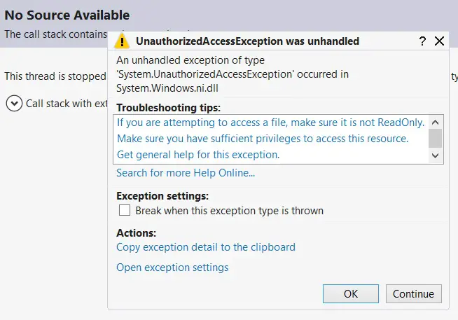 UnauthorizedAccessException when using PhoneCallTask in Windows Phone 8 
