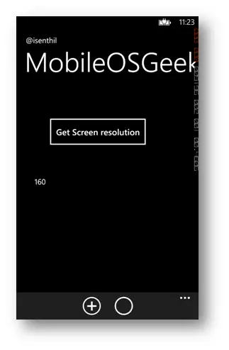 How to retreive the Screen Resolution of Windows Phone 8 using C# ?