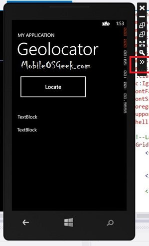 Testing the Location Aware App Using Location Simulator in WP8 SDK