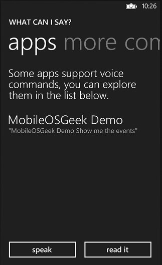 How to verify if the Voice Command Definition is correctly installed in Windows Phone 8?