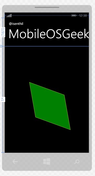 Different Transforms in XAML and Windows Phone