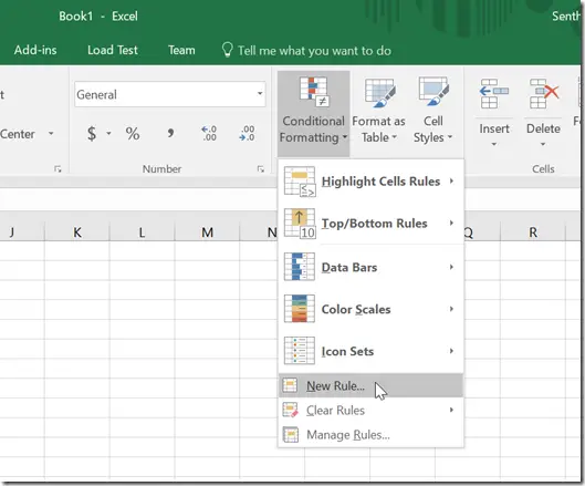 add drop down menu excel