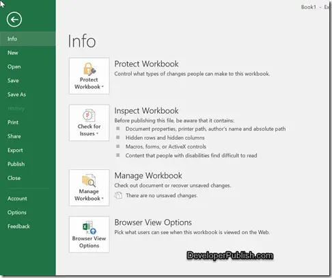 do file inspection on excel for apple mac 2016