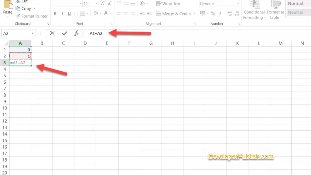 how-to-create-fibonacci-sequence-in-excel-developer-publish