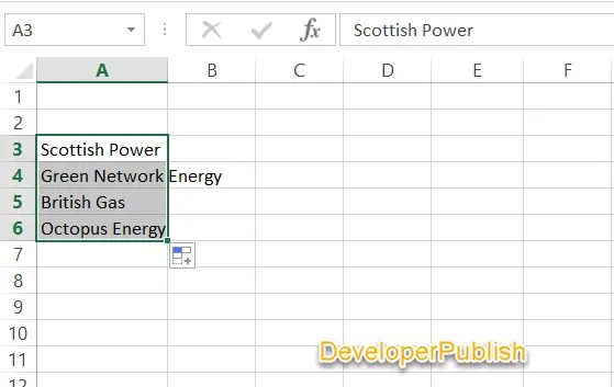 Create Custom Lists in Excel 