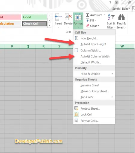how to autofit cell in microsoft excel for mac