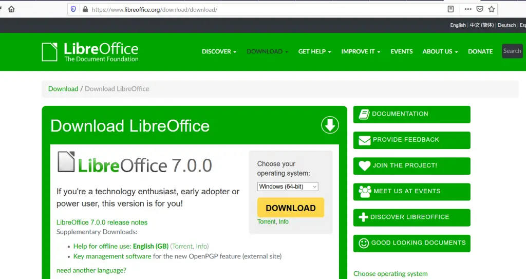 Download LibreOffice 7.0 - Developer Publish