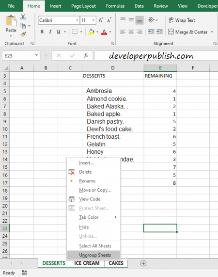 How to Group Worksheets in Excel ? | Excel Tutorials