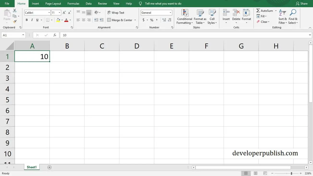 How to convert centimeters to inches in Microsoft excel?