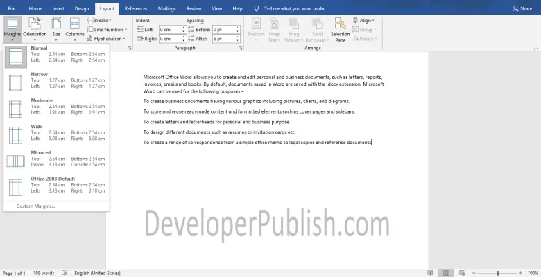 how to put things in right margin in word how to put things in right margin in word