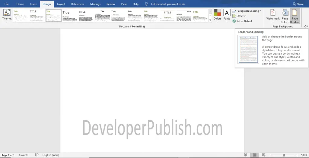 how-to-add-border-to-a-page-in-word-developer-publish