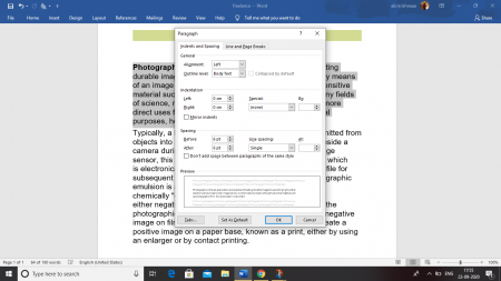how to get consistent paragraph spacing in word