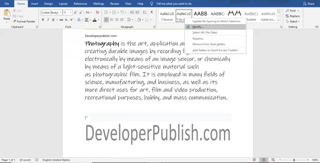 How to Apply Styles in Microsoft Word?