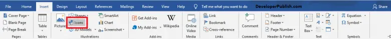 How to insert icons in word microsoft word tutorials