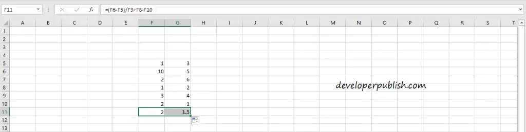 Formulas and Functions in Microsoft Excel