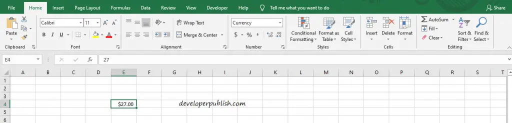 Currency vs Accounting Format in Excel