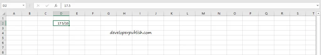 Fractions in Excel