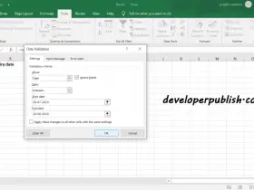 Date Validation in Microsoft Excel