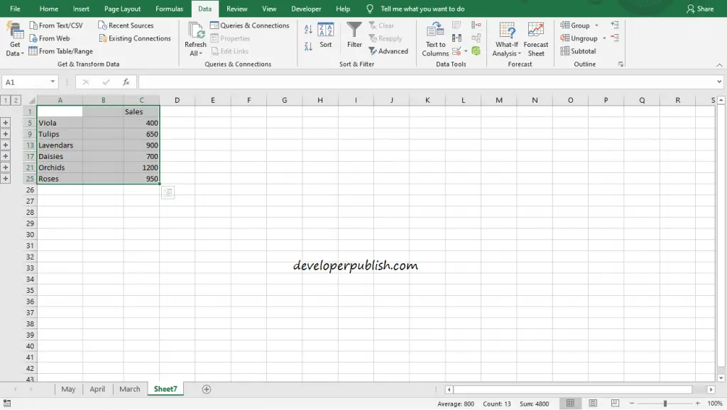 How to Consolidate in Microsoft Excel?