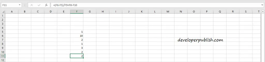 Formulas and Functions in Microsoft Excel