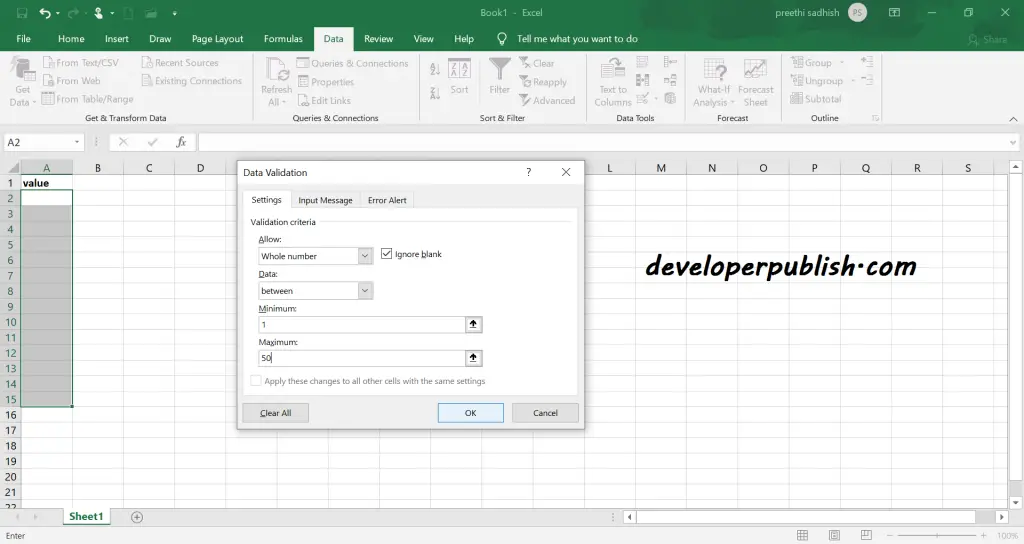 Find Invalid Data in a Sheet in Microsoft Excel