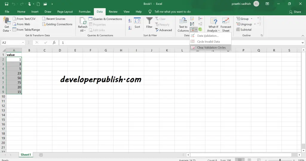 Find Invalid Data in a Sheet in Microsoft Excel