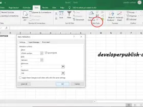 Restrict Data to Number or Decimal in Microsoft Excel
