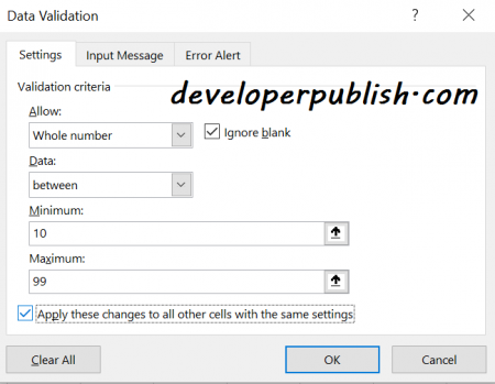 How to Remove Data Validation in Excel?