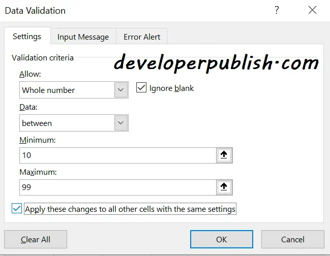 Remove Data Validation from Microsoft Excel