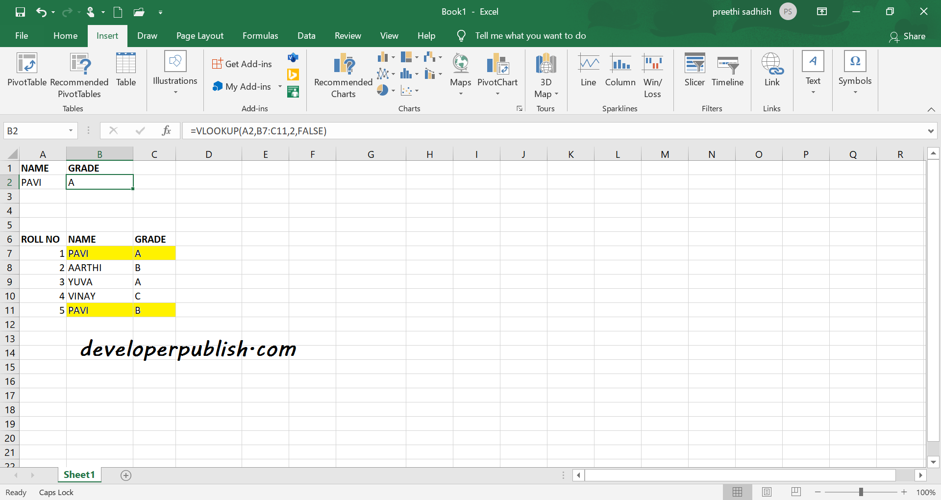 Vlookup in Microsoft Excel Microsoft Excel Tutorials