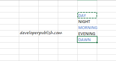 Format painter in Excel