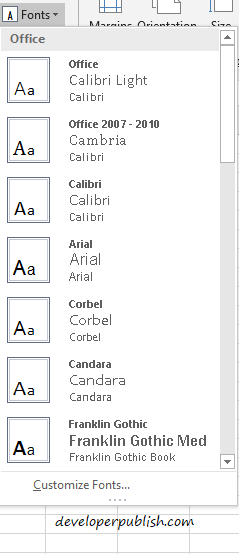 Themes in Microsoft Excel
