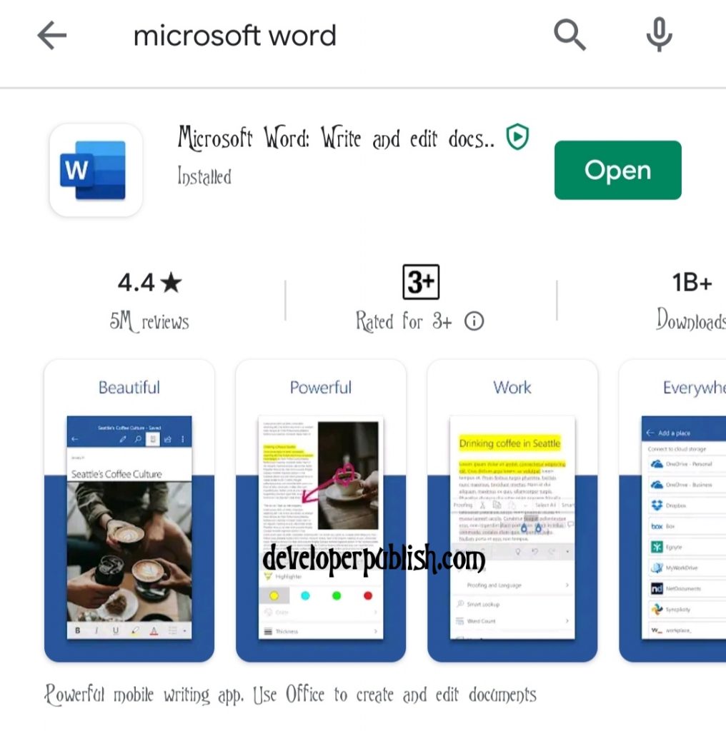 How To Use Microsoft Word On Mobile Device Microsoft Word