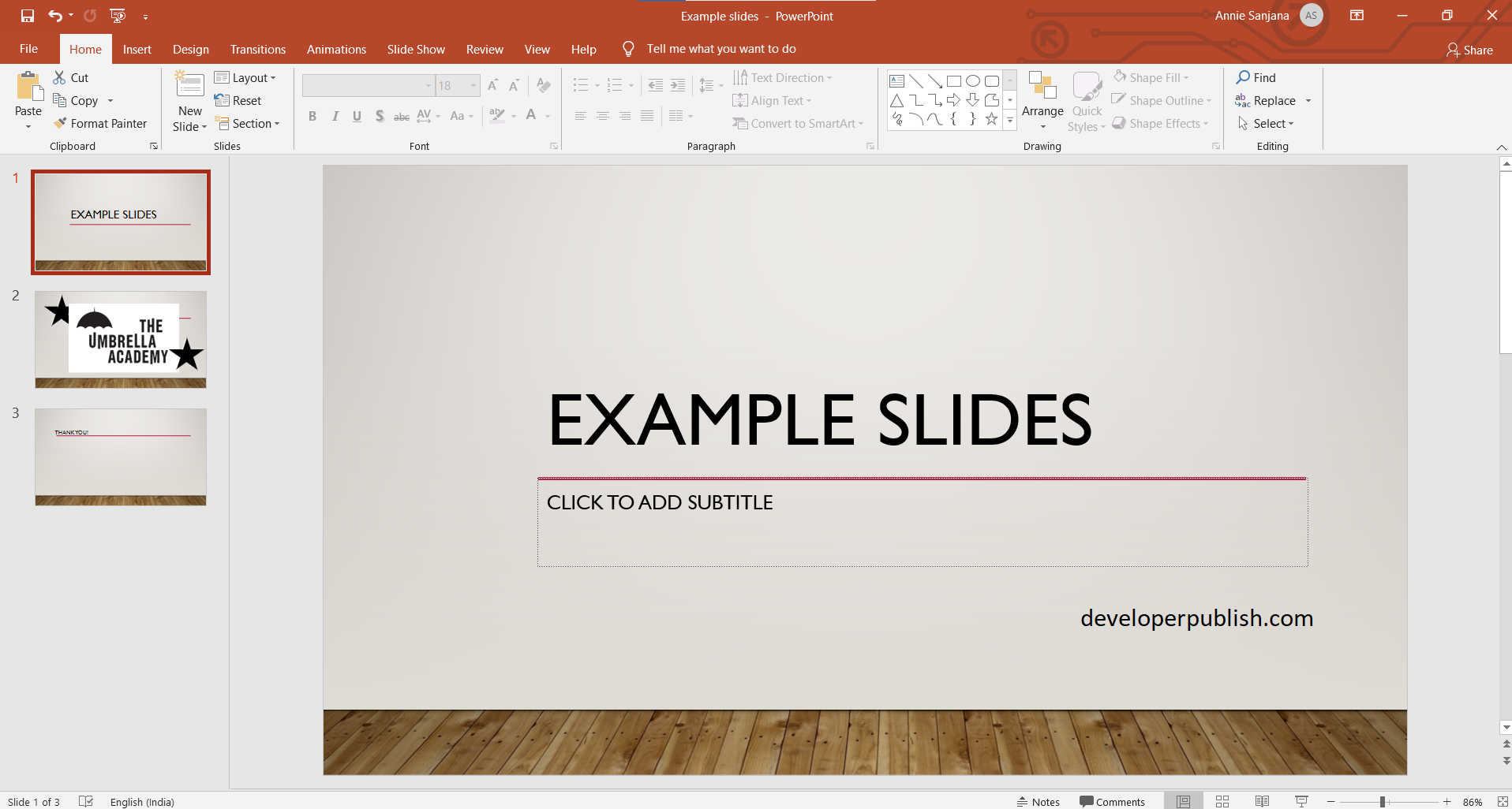 Change the Order of Stacked Objects in PowerPoint Slide