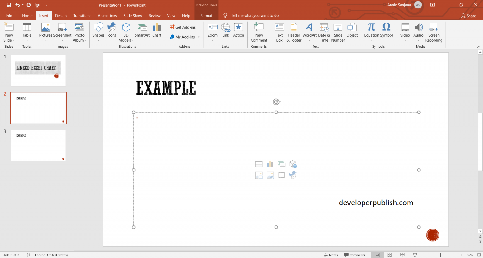 Insert Linked Excel Chart in PowerPoint | PowerPoint Tutorials