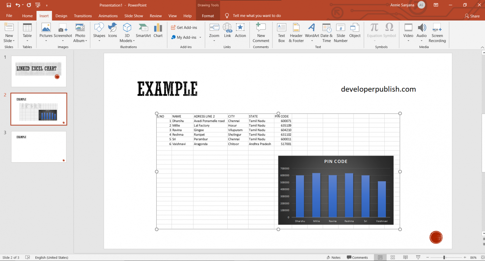 Insert Linked Excel Chart in PowerPoint | PowerPoint Tutorials