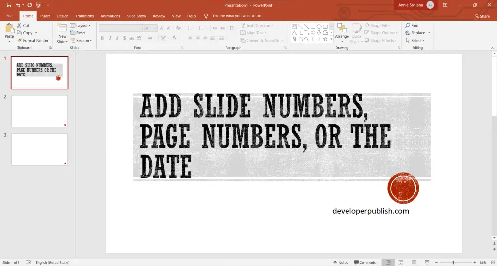 endnote footnote add page number