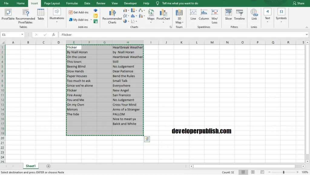 Insert Excel into Word - DeveloperPublish Excel Tutorials