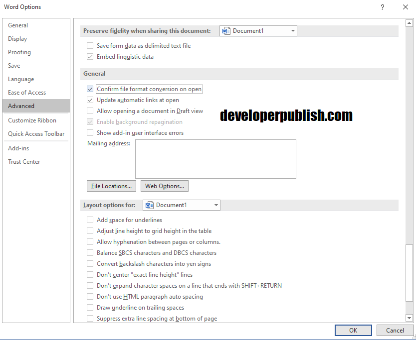 Create labels from Excel using Mail Merge in Word