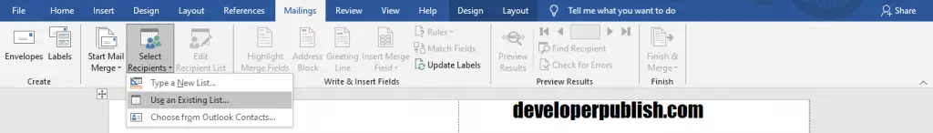 Create labels from Excel using Mail Merge in Word