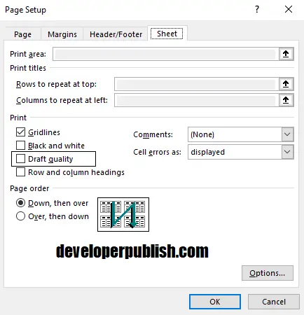 How to Change Printed Gridline Color in Excel?