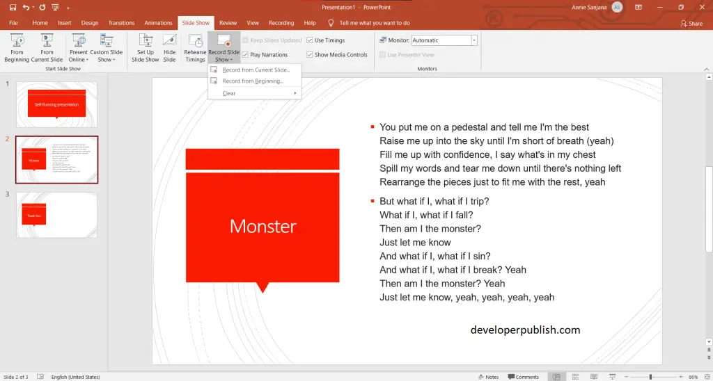 How to Create Self-Running Presentation in PowerPoint?