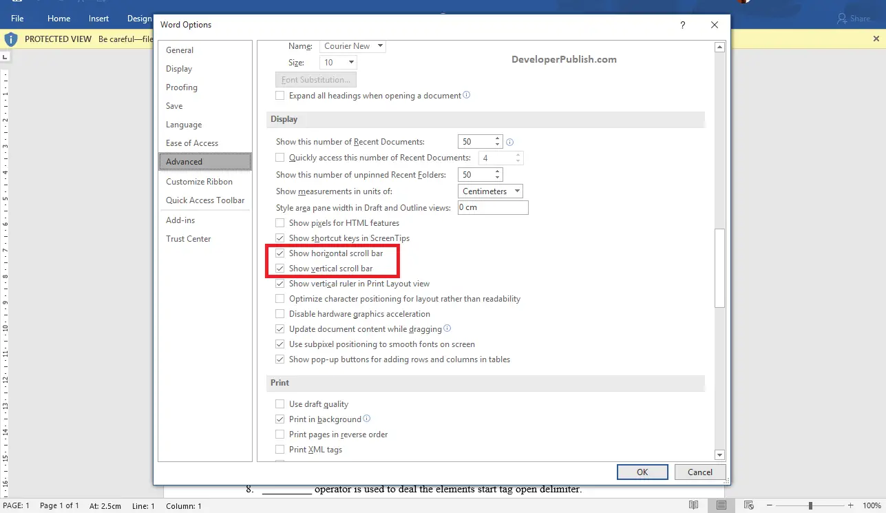 Document Scrolling in Word Microsoft Word Tutorials