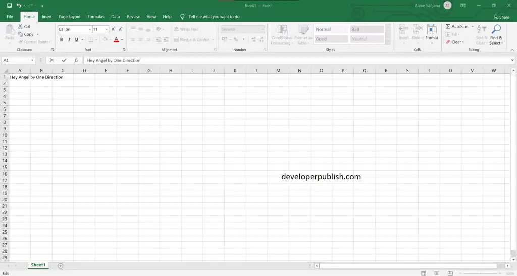 How to Enter multiple lines in a single cell in Excel?