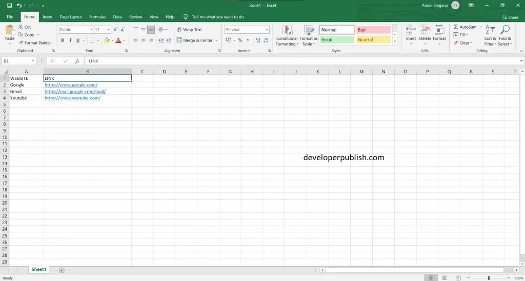 How to Remove Multiple hyperlinks from Excel Worksheets quickly?