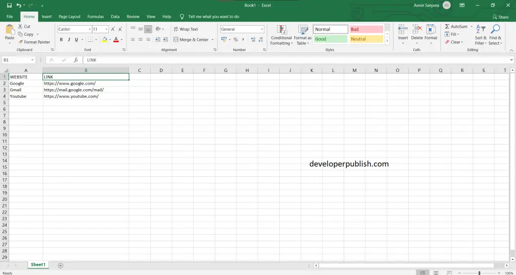 How to Remove Multiple hyperlinks from Excel Worksheets quickly?