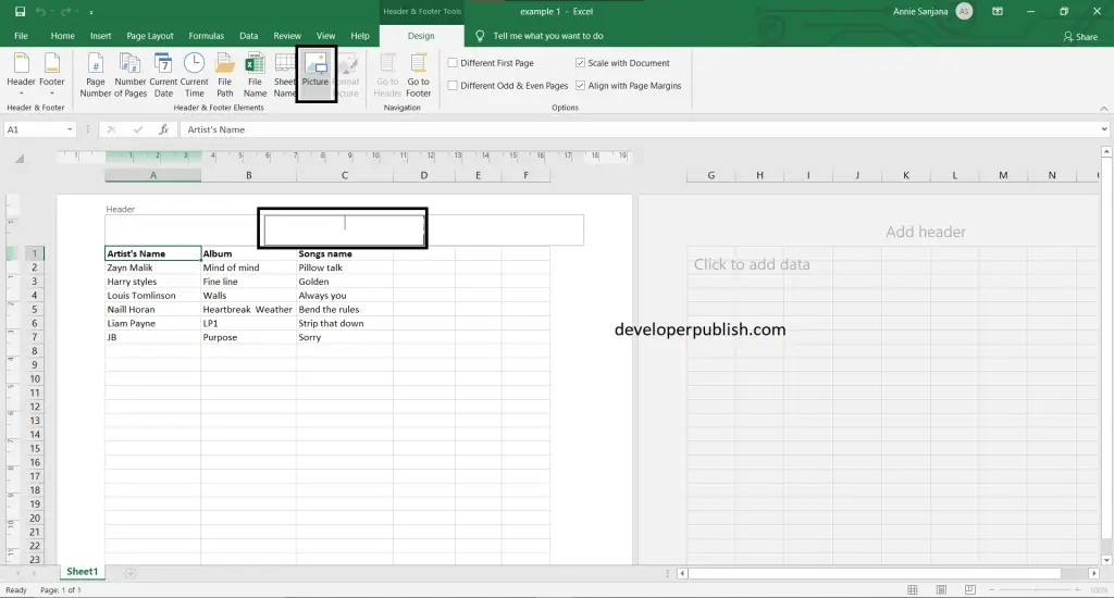 How to Add a Watermark to a Worksheet in Excel?