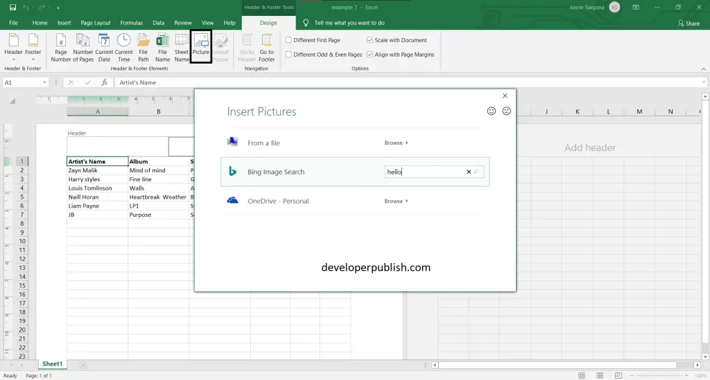 How to Add a Watermark to a Worksheet in Excel?