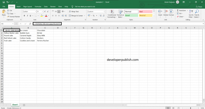 Text Functions in Microsoft Excel - DeveloperPublish Tutorials